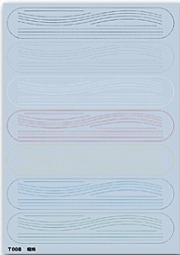 [사전 예약] T008 1/12 Stitching Lines Decal &ndash; For Seat and Cushion Stitching