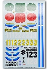 [사전 예약] MS034 1/12 SUZUKI RM250 Decals for Tamiya 14013