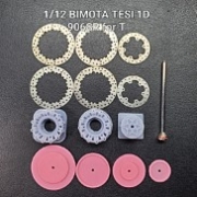 [사전 예약] D016 1/12 BIMOTA TESI 1D 906SR Brake Disc for Tamiya