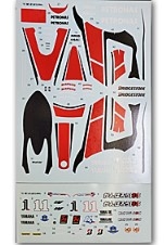 [사전 예약] MS010 1/12 YAMAHA M1 2011 GP Decals for Tamiya 14117