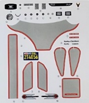 [사전 예약] MS021 1/12 Harley Davidson FLHC Classic decal for IMAI