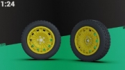 [사전 예약] [사전 예약] TK24238 1/24 Lancia Stratos Safari rims set