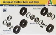 [사전 예약] 3909 1/24 European Tractors Tyres and Rims