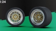 [사전 예약] TK24250 1/24 Ferrari F40 LM Shell rims - Fujimi