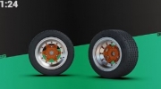 [사전 예약] TK24251 1/24 Alpine A110 gr4 wheels 1:24