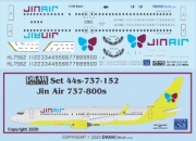 [사전 예약] 44-737-152 1/144 Jin Air 737-800s