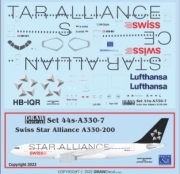 [사전 예약] 44-A330-7 1/144 Swiss / Lufthansa Star Alliance A330-200
