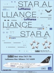 [사전 예약] 44-747-76 1/144 Lufthansa Star Alliance 747-400M