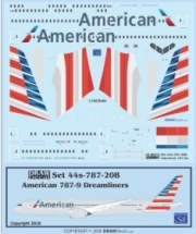 [사전 예약] 44-787-20B 1/144 American Airlines 787-9 Dreamliners