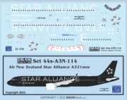 [사전 예약] 44-A3N-114 1/144 Air New Zealand Star Alliance A321neo