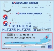 [사전 예약] 44-MD11-12 1/144 Korean Air Cargo MD11Fs