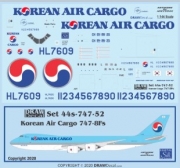 [사전 예약] 44-747-52 1/144 Korean Air Cargo 747-8Fs
