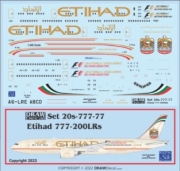 [사전 예약] 20-777-77 1/200 Etihad 777-200LRs F1