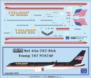 [사전 예약] 44-757-54A 1/144 Trump 757 N757AF w/ Flag Tail