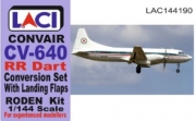 [사전 예약] LAC144190 1/144 Convair CV 640 RR Dart Conversion Set and Flapss