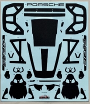 SKCF006 1/24 Porsche 911 GT3 RS Carbon Fiber Set for Tamiya