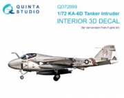 [사전 예약] QD72099 1/72 KA-6D Tanker Intruder 3D-Printed & coloured Interior on decal paper (Fujimi)