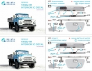 [사전 예약] QD35163 1/35 ZiL-130 3D-Printed & coloured Interior on decal paper (Zvezda)
