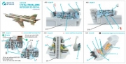 [사전 예약] QD72224 1/72 Su-17M4/Su-22M4 3D-Printed & coloured Interior on decal paper (Modelsvit)