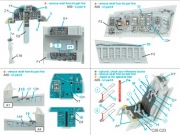 [사전 예약] QD48598 1/48 F-15C Late/F-15J Late 3D-Printed & coloured Interior on decal paper (Hasegawa)