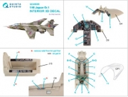 [사전 예약] QD48606 1/48 Jaguar Gr.1 3D-Printed & coloured Interior on decal paper (Kitty Hawk)