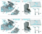 [사전 예약] QDS-35158 1/35 UH-1B 3D-Printed & coloured Interior on decal paper (Trumpeter) (Small version)