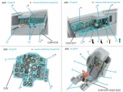 [사전 예약] QD72208 1/72 MiG-25RB/MiG-25RBT 3D-Printed & coloured Interior on decal paper (ICM)