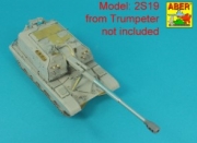 [사전 예약] 35L-347 1/35 152mm 2A64 Barrel to Russian 2S19 Howitzer MSTA-S for Trumpeter