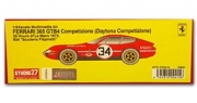 ST27-FR2415 1/24 FERRARI 365 GTB4　Competizione (Daytona Competizione) 24 Hours of LM (1972), Scuderia Filipinetti #34 Studio27