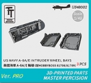 [사전 예약] US48002 1/48 A-6A/E Wheel Bays