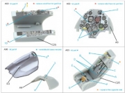 [사전 예약] QD48619 1/48 A-4C Skyhawk 3D-Printed & coloured Interior on decal paper (Hobby Boss)
