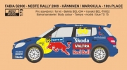 [사전 예약] REJ0170 Transkit &ndash; Fabia S2000 Rally Finland 2009 Reji Model 1/24.