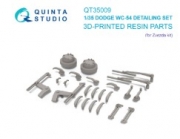 [사전 예약] QT35009 1/35 Dodge WC-54 detailing set (Zvezda)