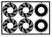 [사전 예약] 2014 1/24 Vented Disc Brake Rotors