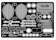 [사전 예약] 2106 1/25 1953-55 Chevrolet Corvette Detail Set for  Revell / Monogram / AMT