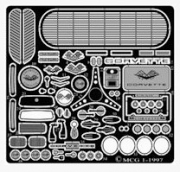 [사전 예약] 2109 1/25 1961-62 Chevrolet Corvette Detail Set for Revell / Monogram / AMT