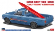 [사전 예약] HSG20778 1/24 Datsun Sunny Truck (GB120) Early Type w/Surfboard