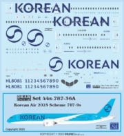 [사전 예약] 20-787-36A 1/200 Korean Air 787-9 Dreamliners 2025 Scheme