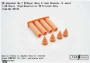 [사전 예약] Fa48133 1/48 UK Launcher No.7 W/Royal Navy 2-inch Rockets（4 sets）
