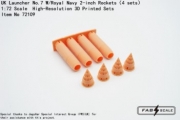 [사전 예약] Fa72109 1/72 UK Launcher No.7 W/Royal Navy 2-inch Rockets（4 sets）