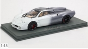 [사전 예약] [주문시 BBR에서 생산 예약] P18228E 1/18 Pagani Huayra Codalunga Bianco Malta - Ferrari Grigio Silverstone shade
