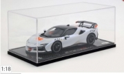 [사전 예약] [주문시 BBR에서 생산 예약] P18237OMST1 1/18 Ferrari SF90 XX Stradale Onda marina and black roof with Display Case