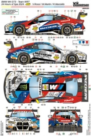 [사전 예약] 24123	1/24 BMW M4 GT3 - Team WRT - 24 Hours of Spa 2024 #46 - V.Rossi / M.Martin / R.Marciello include carbon fibre decal LBM4CF
