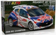 BEL001 1/24 Peugeot 207 S2000 Kris Meeke, Paul Nagle 2009 Ypres Westhoek Rally Winner