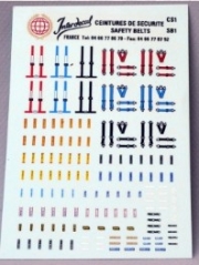 [사전 예약] INTCS1 1/43 Seat Belts