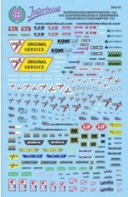 [사전 예약] INTSA2-43 1/43 Shock Absorber Logos