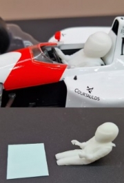 [사전 예약] TBM3 1/24 Driver Figure Pilot and Decals for McLaren MP4/6 1991