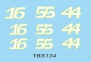 [사전 예약] TBS134 Stickers for Lego Ferrari SF-24  Kit 42207  nr 16 44 55