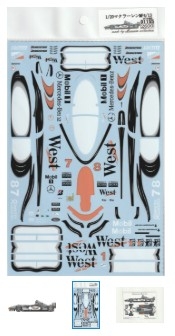 [사전 예약] D1155 1/20 McLaren MP4/13 decal [D1155] including Japan GP wing for Tamiya