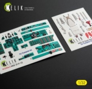 [사전 예약] K32043 1/32 MiG-21 F-13 - interior 3D decals for Trumpeter kit (1/32) Trumpeter